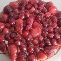 tarte  fraises framboises 