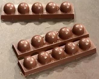 Barres chocolatees